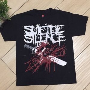 Suicide silence band tee! 🖤